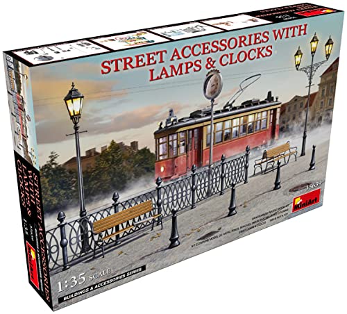 Miniart - 1/35 Street Accessories With Lamps En Clocks (11/21) *min35639 Cover