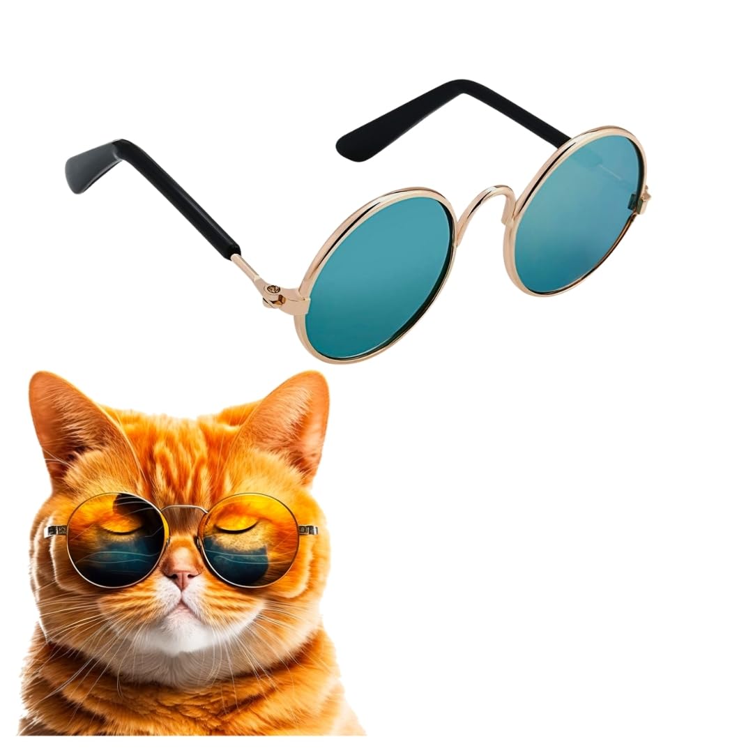 Toy Truffle Stylish Sunglasses for Cats, Sun Protection and Style for Fashionable Felines, Sunglasses for Style, Photography, Fun, Protect Your Kittys Eyes, Make Your Cat The Center of Attention (B0CWGWZRS4) Amazon Price History, Amazon Price Tracker