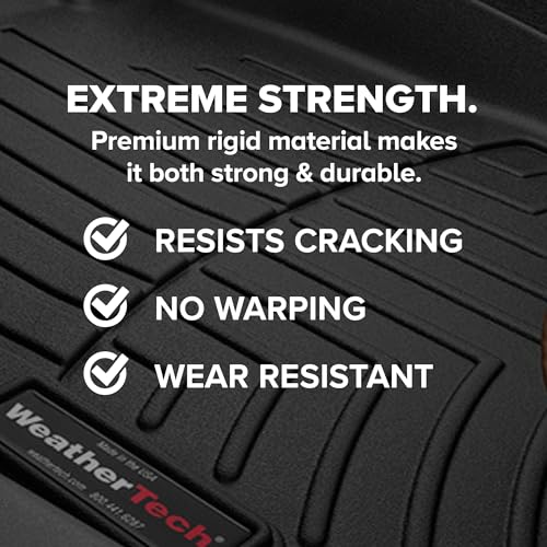 Image of WeatherTech Custom Fit FloorLiners for Chevrolet Silverado 1500, Silverado 2500HD /3500HD, Silverado 1500 LTD - 1st & 2nd Row (451436-1-2), Tan