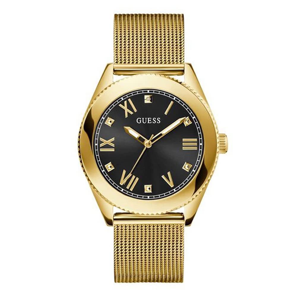 Guess Mens 44 mm Noble Black Dial Stainless Steel Analog Watch - GW0495G2 (B0B9QPQ8MC) Amazon Price History, Amazon Price Tracker