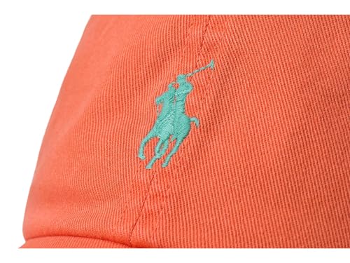 POLO RALPH LAUREN Klasyczna czapka chinosy męska, Wiosenny melon, Rozmiar uniwersalny