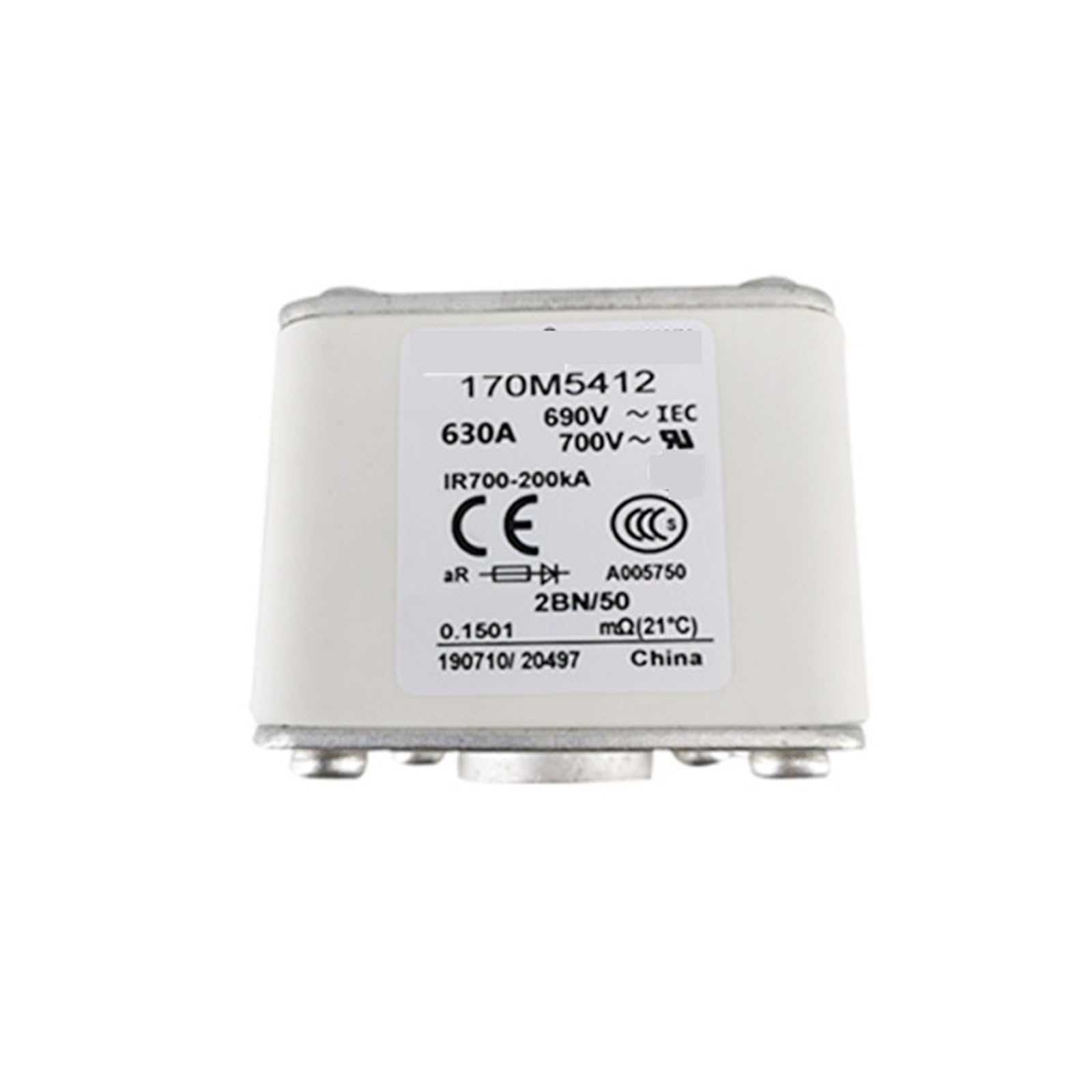 Fusible Rapide 170M5412 haute performance pour onduleur et variateur industriel