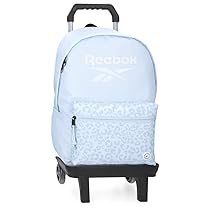 Reebok Maura Zaino per portatile con carrello portatile 15,6 pollici blu 31 x 44 x 15 cm poliestere 21,26 L by Joumma Bags, blu, Taglia unica, Zaino per laptop con carrello
