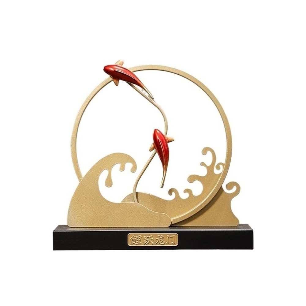 Zeny896v One Color Sculptures Office Study Room Decoration Ornaments Living Wine Cabinet Tv Crafts Business Gifts Decor