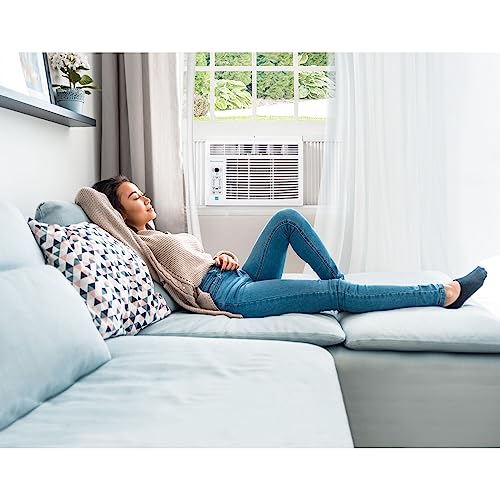 Keystone Energy Star 5,000 Btu Window Mounted Air Conditioner & Dehumidifier With Smart Remote Control - Quiet Window Ac Unit For Apartment, Living Room, Bathroom & Small Rooms Up To 150 Sq.ft. #TOP3