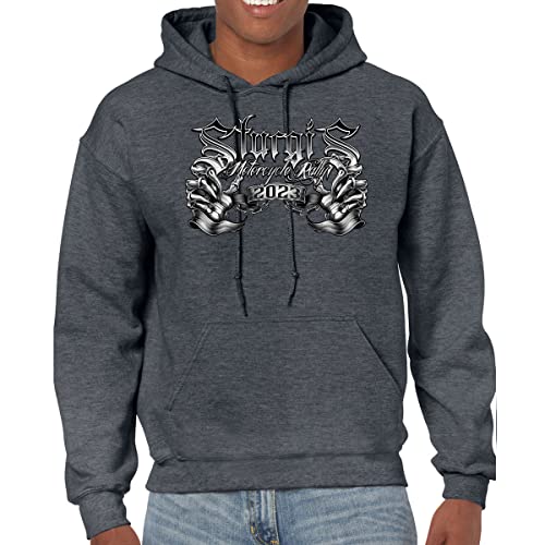 Biker Life Clothing 2023 Sturgis Motorcycle Rally Bones N Chrome Pull-Over Hoodie4