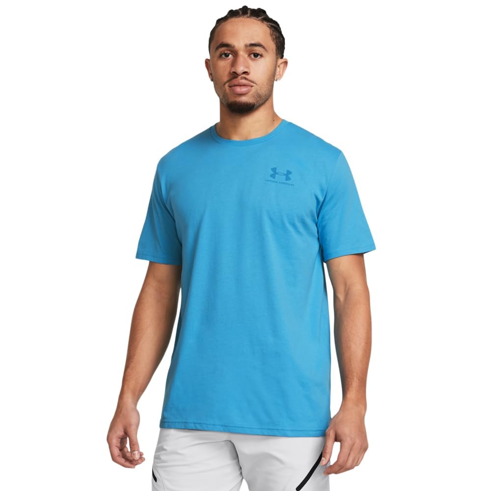 Under Armour Men's (434) Blue Topaz / / Capri Underarmour'ssportstylecolorblockt-Shirt, ,Xl