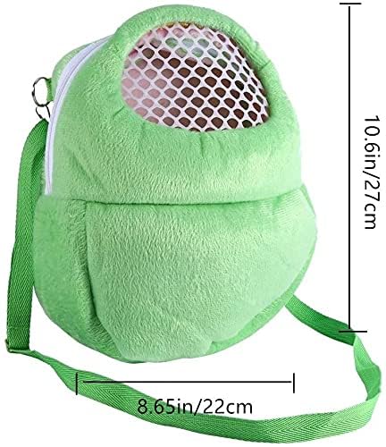 Image of Litewoo Sugar Glider Carrier Travel Bag Breathable Portable Pouch (Green)