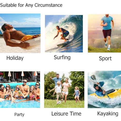 visesunny Mens Swim Trunks Quick Dry Board Shorts with Mesh Lining Breathable Fit Hawaii Beach Shorts Swimwear Bathing Suits4
