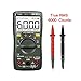 TOUGS M102 Compact True-RMS Digital Multimeter Auto-Ranging 6000 Counts Electronic Measuring Instrument Volt Amp Ohm Temperature Multi Meter with Self-Calibration Chip and Backlight