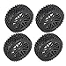 BQLZR Front and Rear (66016-66036) Wheel Rim Rubber Tires for RC 1:10 Off-Road Car Pack