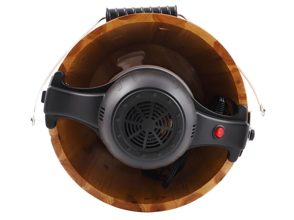 Vente-unique - Sorbetiére électrique GIVRETO en bois 3.5 L