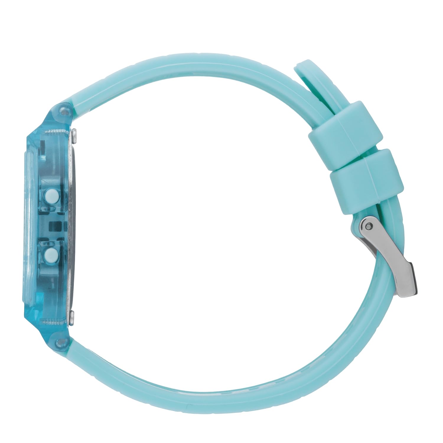 ICE-WATCH - Ice Digit Retro Clear - Reloj con Correa de Silicona (Pequeño)