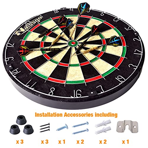 LCRACK Dartscheiben-Surround-Schutz Dart-Rückwand Fachmann 18 Zoll Wandzubehör Dartscheibe, 2PCS – Bild 3