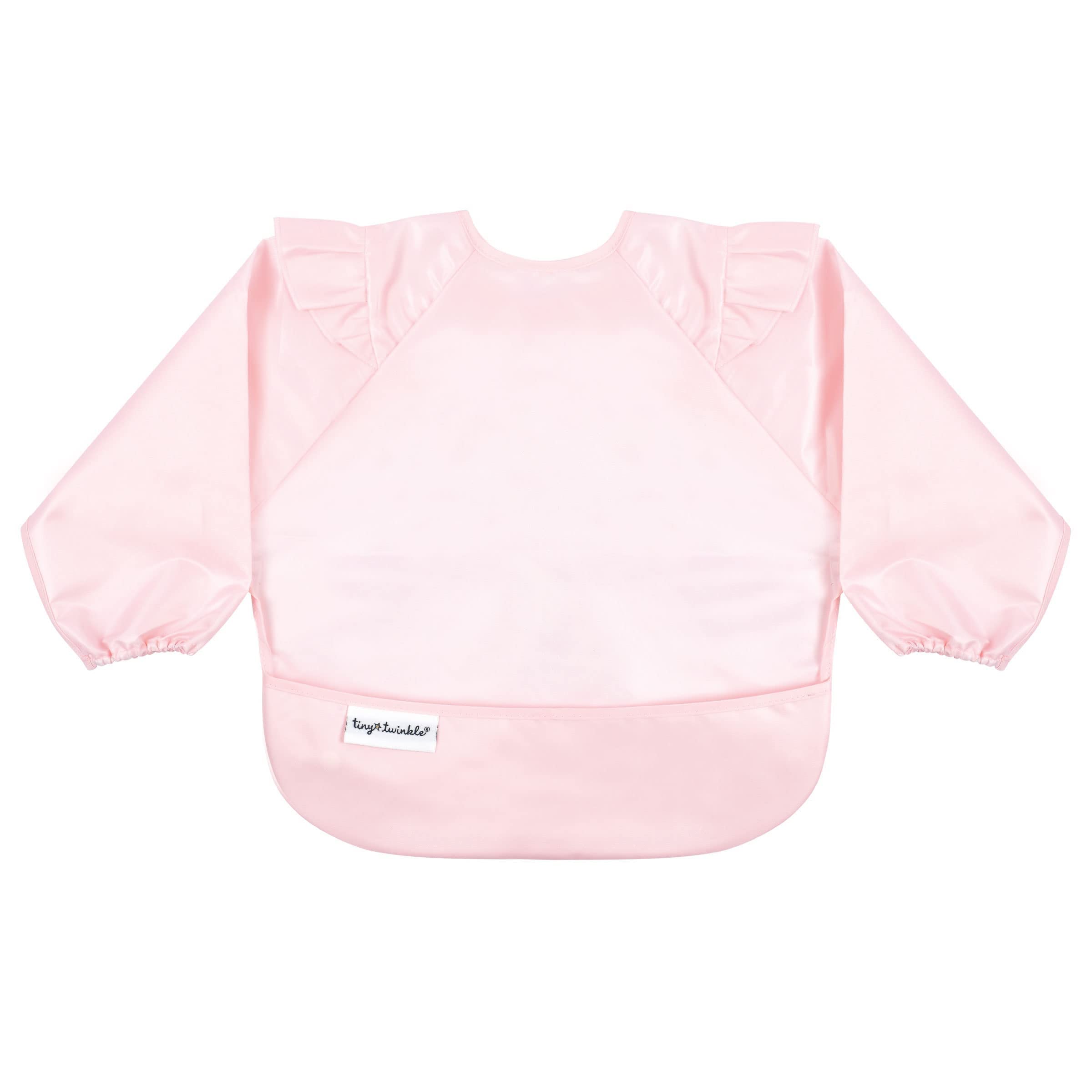 Tiny Twinkle Mess Proof Baby Bib, Cute Full Sleeve Bib Outfit, Wa...
