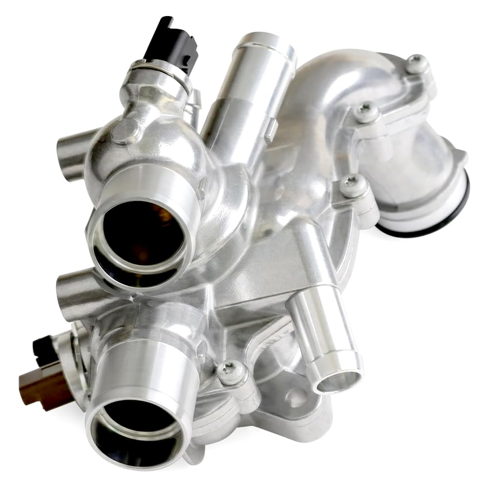 11537534521 Aluminiowy zestaw obudowy termostatu silnika do Mini Cooper Countryman Paceman 1.6L 2007-2013 Obudowa termostatu i uszczelki (B)