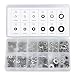 Neiko 50400A Stainless Steel Split Lock and Flat Washer Assortment | 350-Piece Pack Set