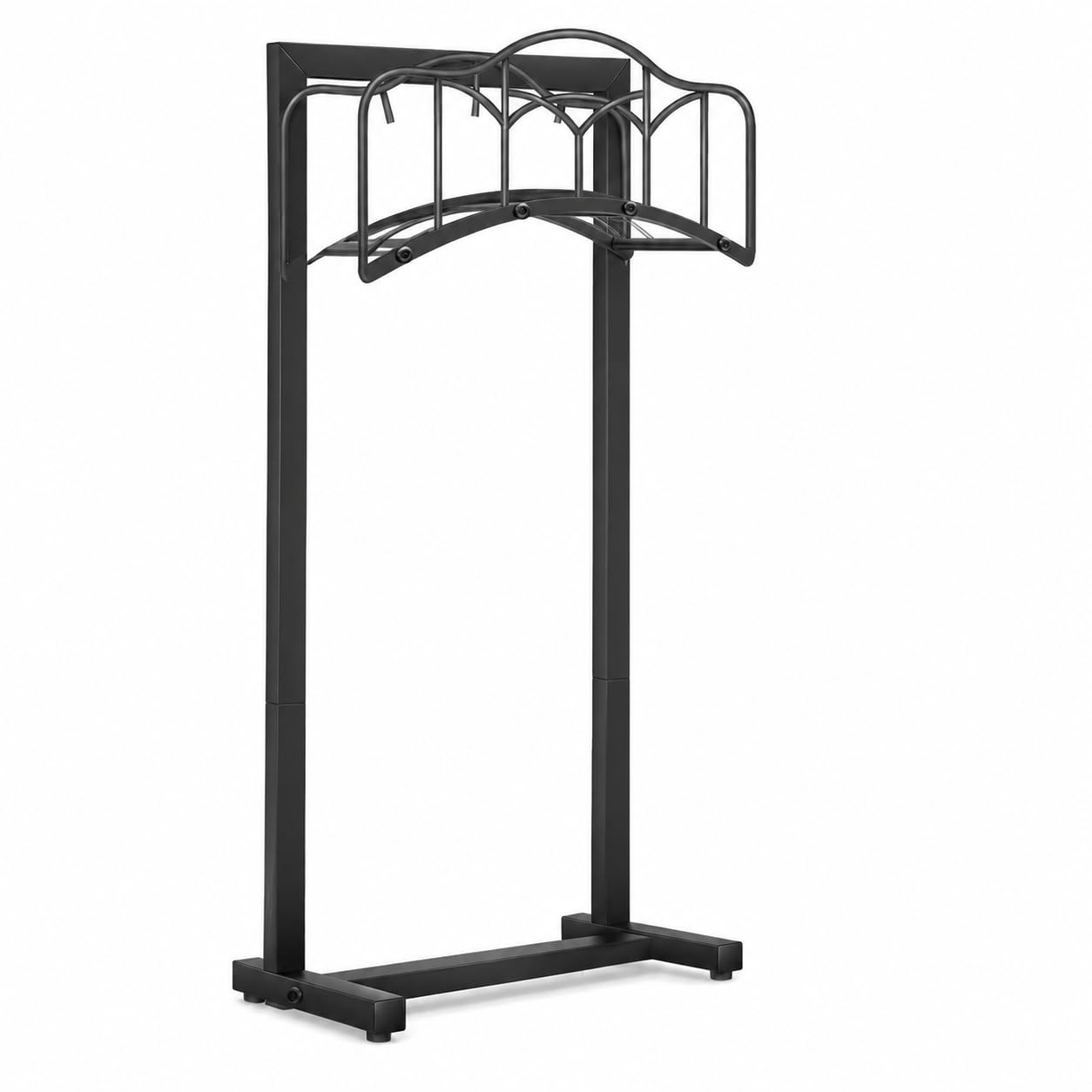Porta Tubo da Giardino Organizzatore Tubo Ferro Supporto Acqua Montaggio Semplice Struttura Stabile Adatto per Patio Cortile Giardino