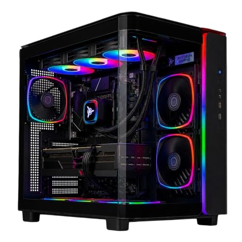 Image of Skytech Gaming King 95 Gaming PC, Intel i7 14700F 2.1GHz, NVIDIA RTX 5070 12GB VRAM, 1TB Gen4 NVMe SSD, 16GB DDR4 RAM 3200, 850W Gold ATX 3 PSU, 360 ARGB AIO, Wi-Fi 5, Windows 11, Desktop