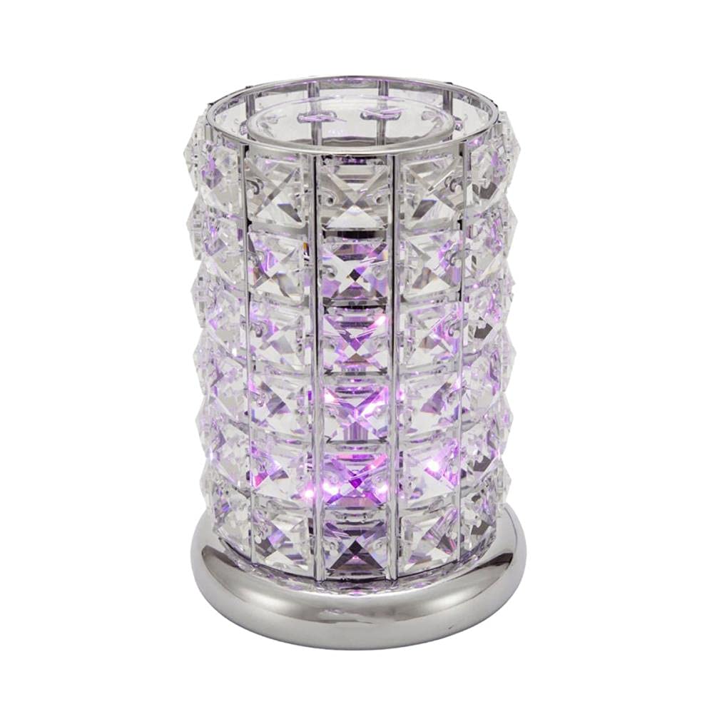 Sense Aroma Silver Colour Changing Crystal Electric Wax Melt Warmer