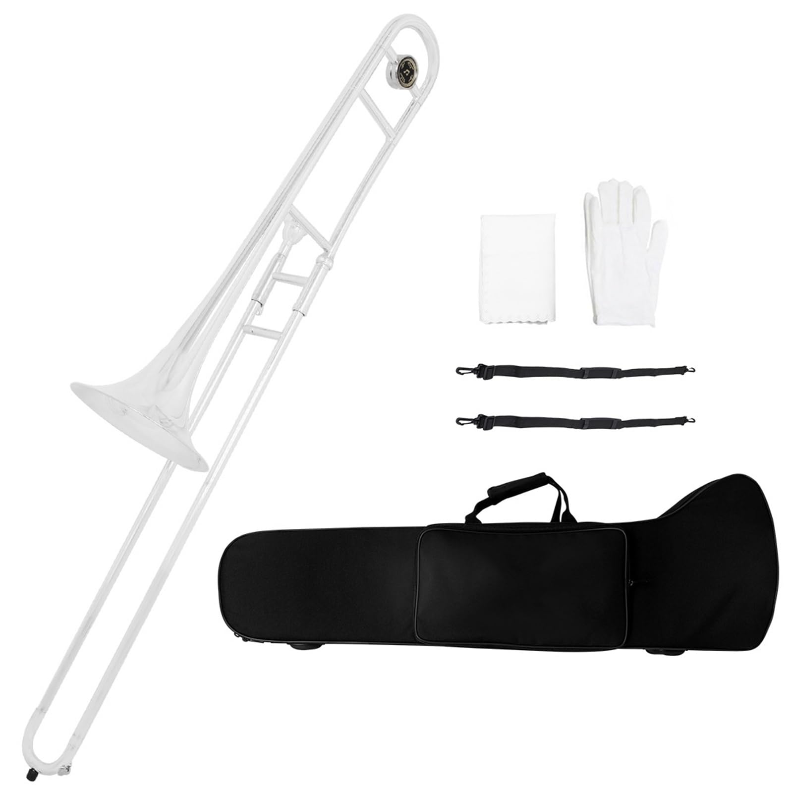 Puzon Puzon Posrebrzany Instrument Dęty Blaszany Początkujący Alt B Dur