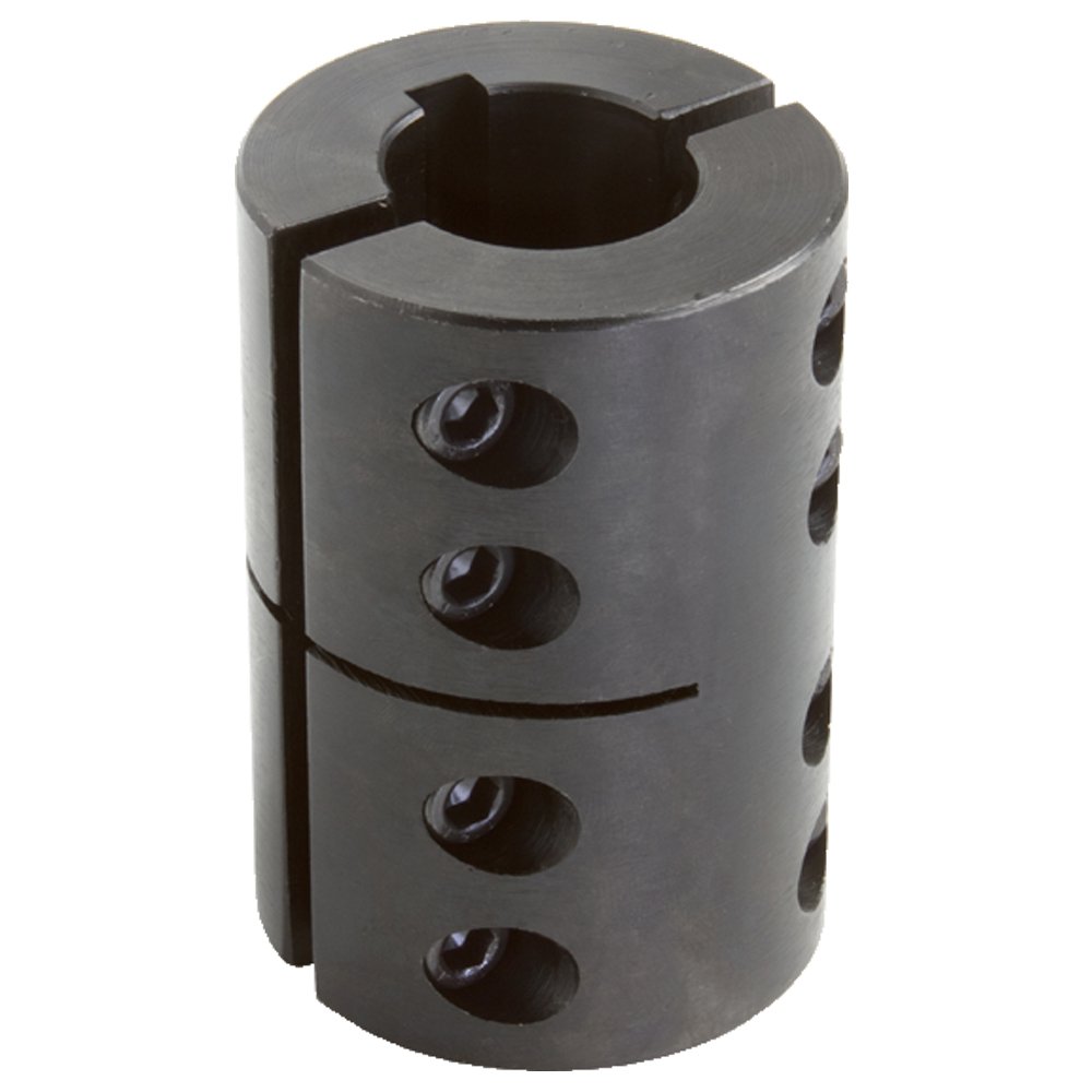 Climax Metals 2CC-200-200-KW Rigid Shaft Coupling Clamp, 3-1/4" Length