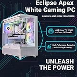 Eclipse Apex White Gaming PC AMD Ryzen 7 9700X Nvidia GeForce RTX 4070 Ti Super 32GB DDR5 RAM 2TB NVMe SSD High FPS 1440p 4K Desktop Computer - Image 5