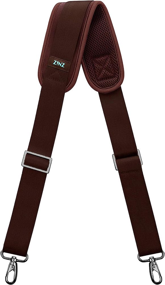 ZINZ Bag Shoulder Strap, Padded Adjustable Shoulder Strap Replacement