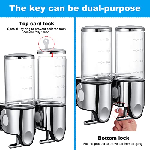 TsunNee Dispenser di sapone a doppia camera da