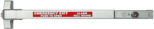Dynasty Hardware Dispositivo comercial de la salida del pánico de la barra de empuje de la puerta con aluminio rociado alarma