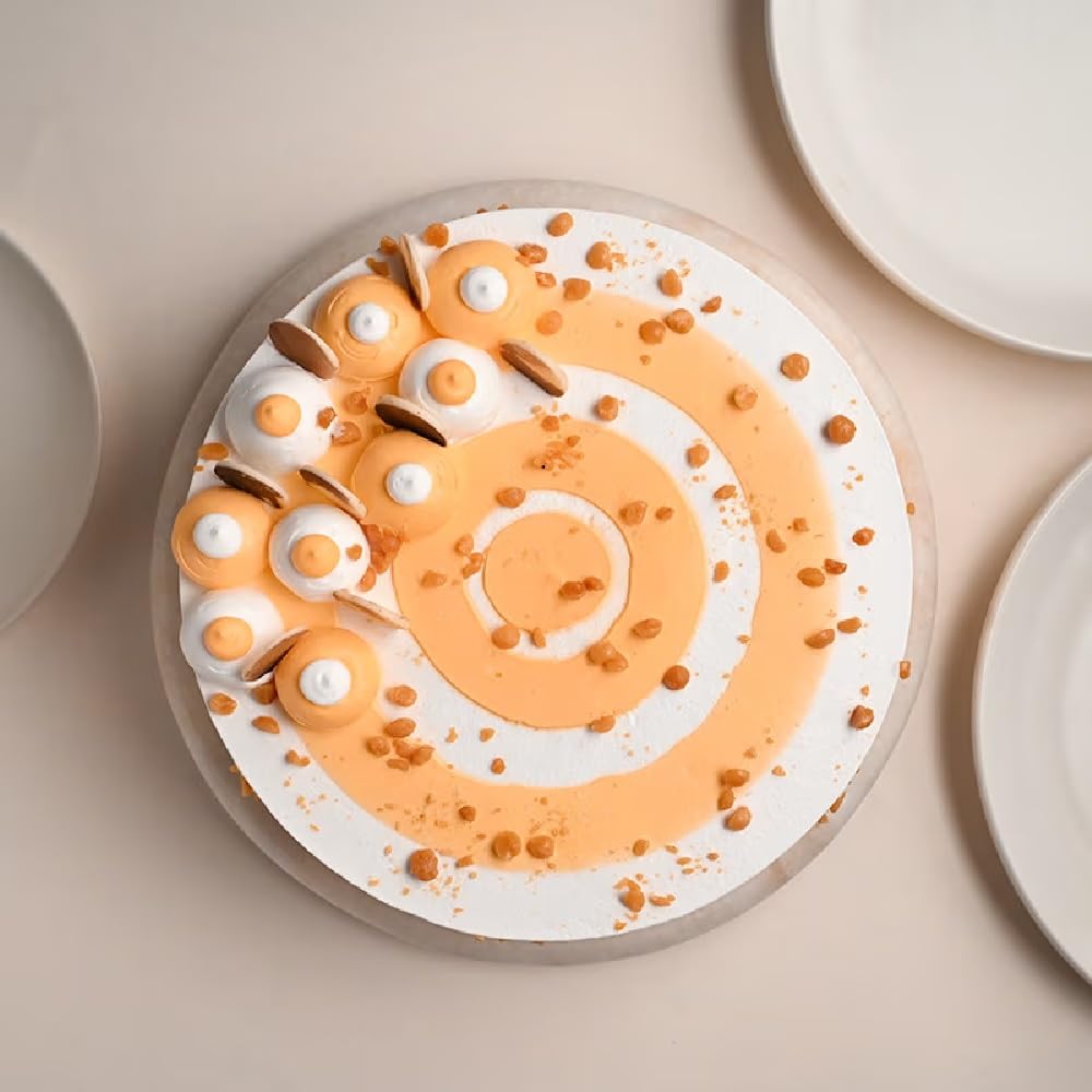 FlowerAura Choco Butterscotch Treat Delicious Cake Gift's For Birthday, Anniversery, Valentine's Day, Mother's Day, Party (1.0kg) (Same Day Delivery) 2