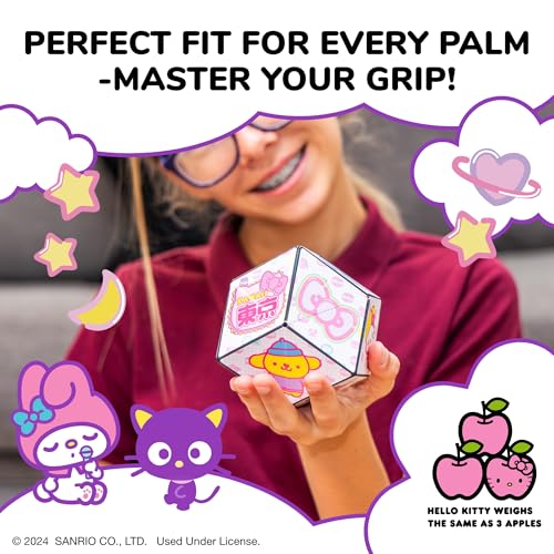 Image of Shashibo Hello Kitty Magnetic Puzzle Cube, Stress Relief Fidget Toy | 100+ Possible Shapes, Sensory Fidget Toy For Adults & Kids, Fun Shape Shifting Puzzle Box For All Ages