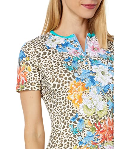 Johnny Was Sporty Surf Shirt Multi 2XL3