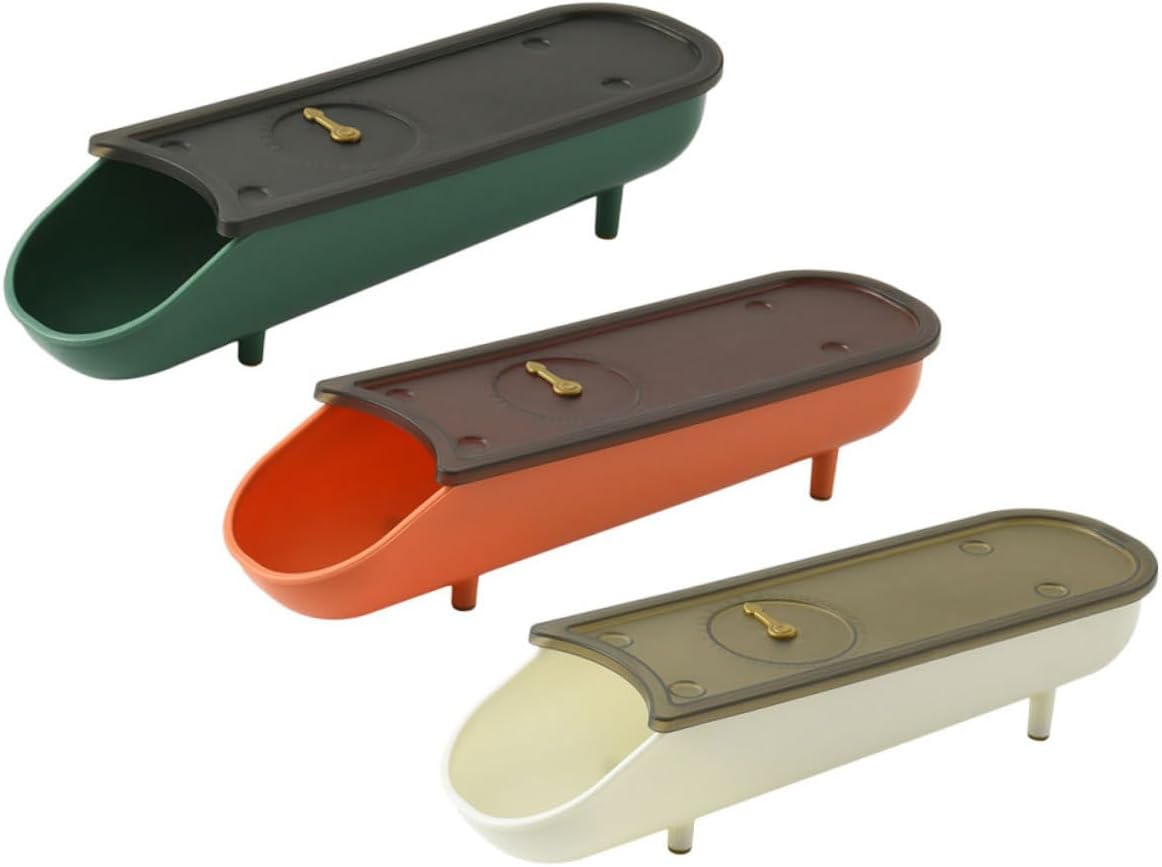 Angoily 3pcs Egg Storage Box Egg Container Egg Storage Container for Refrigerator Egg Tray Fridge Egg Holder Egg Keeper Plastic Egg Holder Egg Organizer Eggs Container for Refrigerator