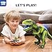 STEAM Life Remote Control Dinosaur Toys,Robot Walking & Dancing Dinosaur with Light and Realistic Roaring Sound, Electronic Steam Toy, Birthday Gift for Kids