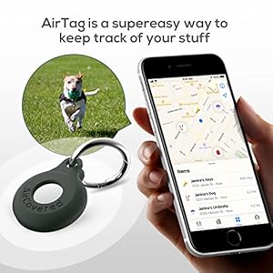 Air tag keychain 4 pack soft silicone air tag holder compatible with apple air tags protective air tag case cover for key ring backpack anti lost gps trackers item finder air tag accessories   cucciolini doodles