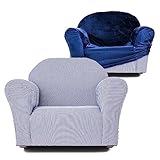 KEET Roundy Kid's Chair, Combo Chair w/Cover, Navy