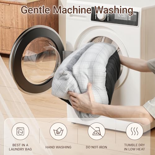 MIHIKK Rectangle Dog Beds for Small Dogs & Cats, Orthopedic Sleeping Pet Bed for Couch with Durable Puppy Cuddler and Anti-Slip Bottom Machine Washable 20 * 18 Inch (Gray) - Image 6