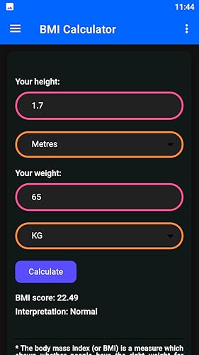 BMI Calculator