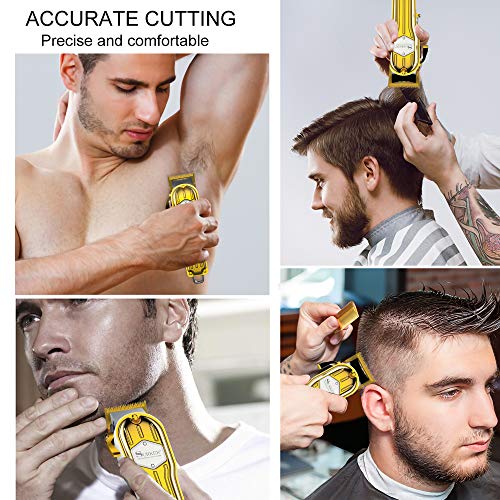 Surker Hair Clippers For Men Trimmer For Men Hair Trimmer Beard Trimmer Barber Hair Cut Grooming Kit Machine Professional Rechargeable Cordless Quiet #TOP4