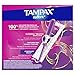 Tampax Radiant Tampons 42 R 2.7X 3/4/ 42ct, Pink and Blue