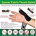 IRUFA, TB-OS-32,3D Breathable Spacer Fabric Reversible CMC Joint Thumb Stabilizer, Splint Spica, Abducted Thumb for BlackBerry Thumb, Trigger Finger, Mommy Thumb, One PCS (Regular)
