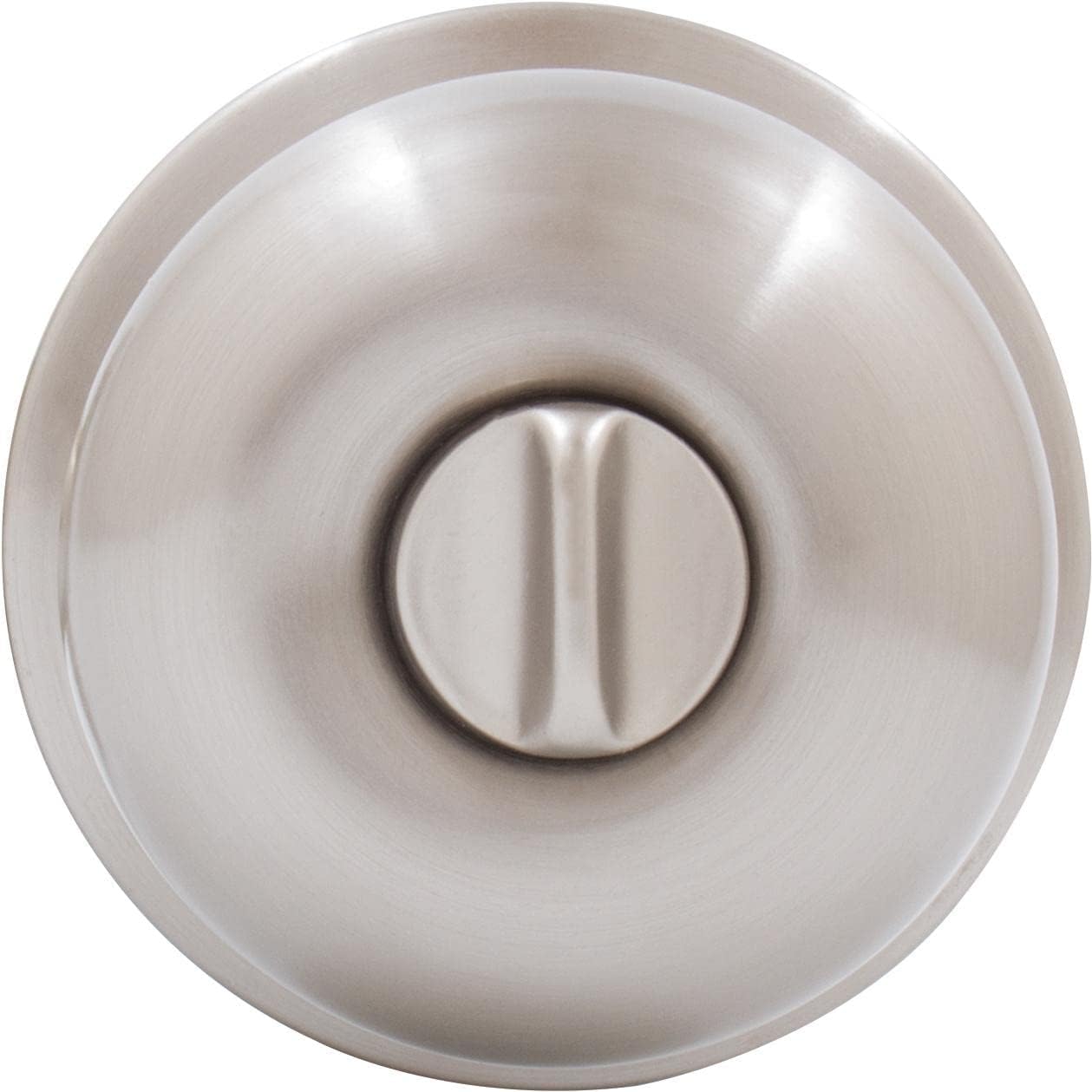 Stone Harbor Hardware Highland Door Knob, Privacy (Bed/Bath) Latch, Satin Nickel