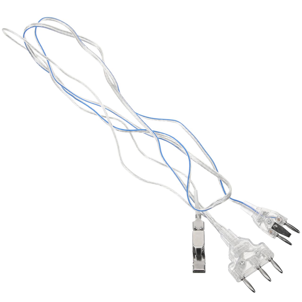 FOMIYES Pasante de Esgrima para Florete Cable de Cuerpo Profesional Transparente de Alta Conductividad Accesorio de Conexión Resistente para Entrenamiento y Competición