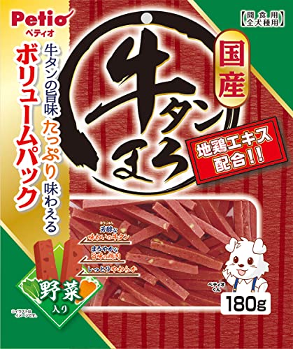 ペティオ (Petio) 牛タンまろ 無添加 野菜入り 180g