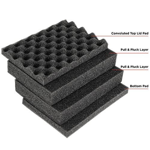 Eylar Protective Camera Hard Case Water & Shock Proof W/Foam, Tsa Standards 9.12 Inch 7.56 Inch 4.37 Inch (Yellow) #TOP4