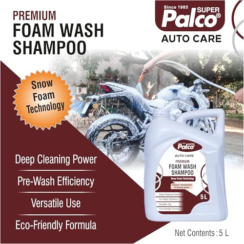 Image of PALCO Premium Foam Wash Car Shampoo 5 Ltr, pH Neutral Snow Foam Shampoo