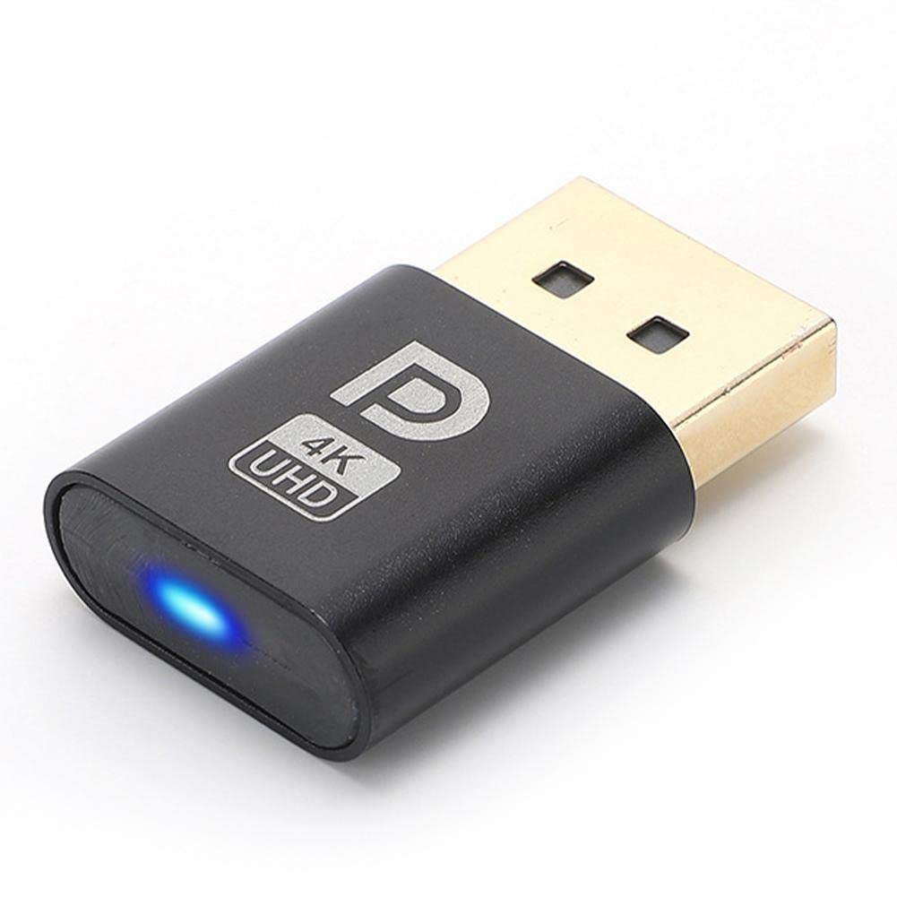DP Dummy Plug Virtual Display Adapter EDID Headless Emulator 4K DP Displayport Display per scheda video Accessori Virtual