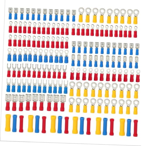 NAMOARLY 1200 Pcs Terminal Crimp Connector Crimp Connectors Automotive Connectors Wire Terminal Connectors Electrical Wiring Connectors Insulated Connectors Insulated Terminal