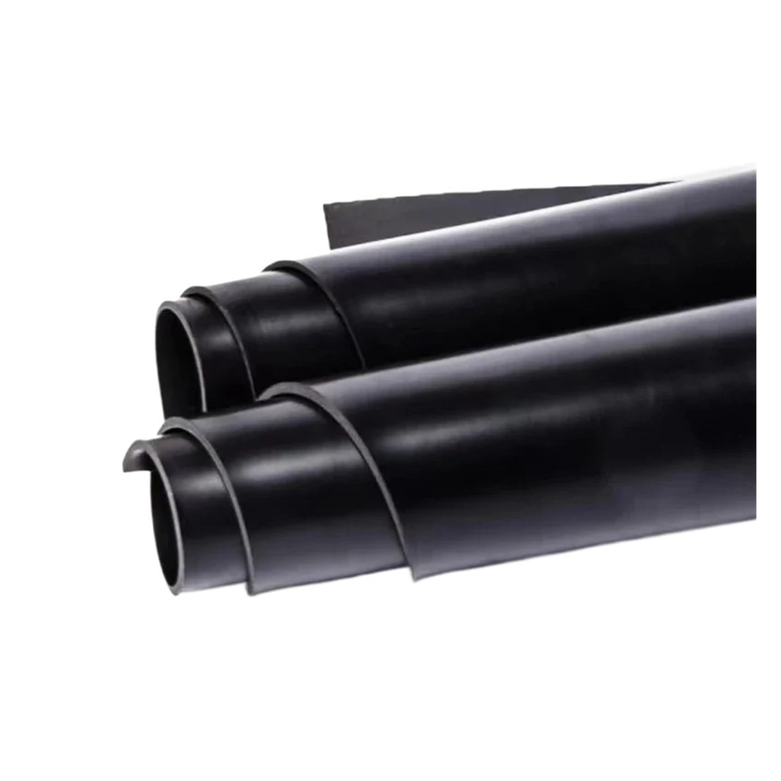 AMZBNEIDI Solid Neoprene Rubber Sheet, Rubber Sheet 500mm x 500mm Black 1mm 1.5mm 2mm 3mm(1mm)